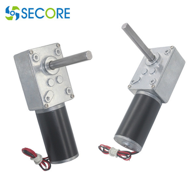 70rpm DC Worm Gear Motor High Torque 24V Billboard OEM Metal