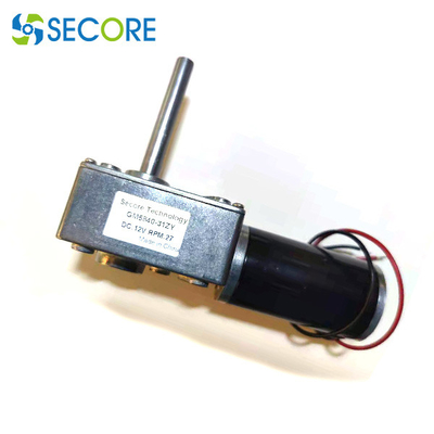 70rpm DC Worm Gear Motor High Torque 24V Billboard OEM Metal