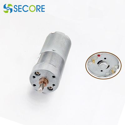 Metallic Miniature DC Gearmotor Sweeper Shredder 25mm Brushed DC Motor With Gearbox